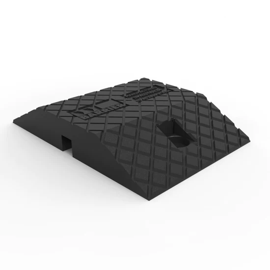 Compliance Heavy Duty Polyethylene Speed Hump End per pair - LLDPE - Black