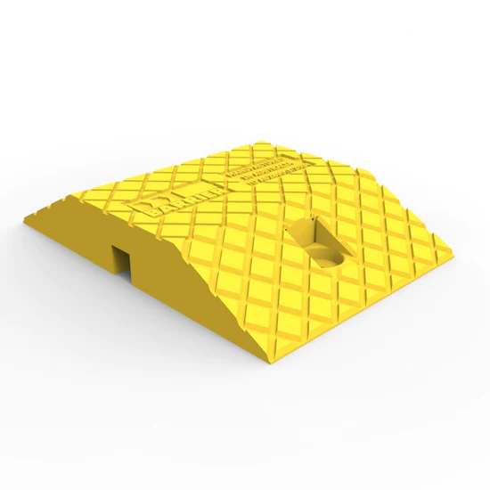Compliance Heavy Duty Polyethylene Speed Hump Body 250mm - LLDPE - Yellow